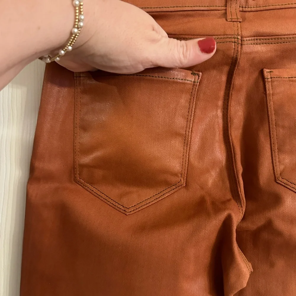 L'Agence Margot High Rise Coated Jean Size 25 NEW - Picture 7 of 10